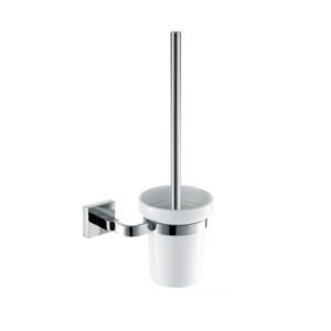 KubeBath 93510 Aqua Squadra Wall Mount Toilet Brush in Triple Chrome