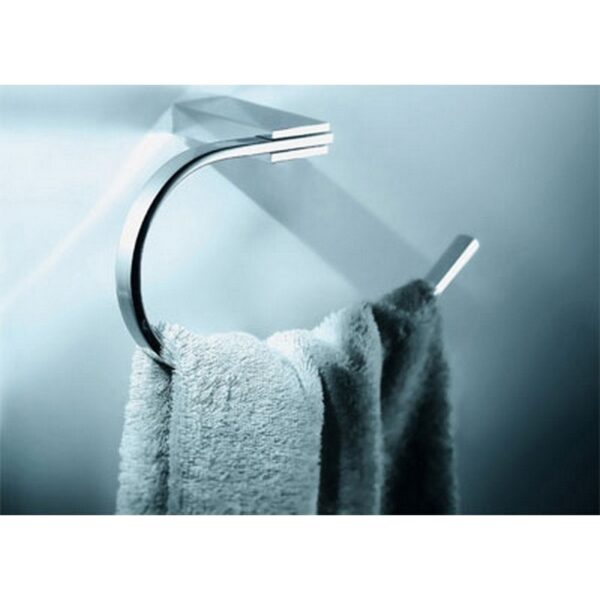 KubeBath 94002 Aqua Fino Towel Ring in Triple Chrome