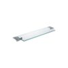 KubeBath 94007 Aqua Fino Glass Shelf in Triple Chrome