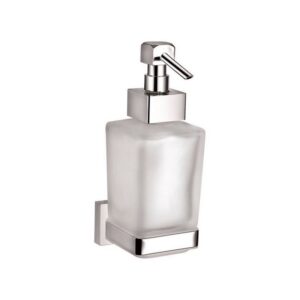 KubeBath 9733 Aqua Plato Wall Mount Soap Dispenser in Triple Chrome