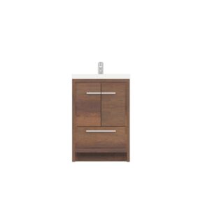 Alya Bath AB-MD624 Sortino 23 5/8 Inch Modern Bathroom Vanity