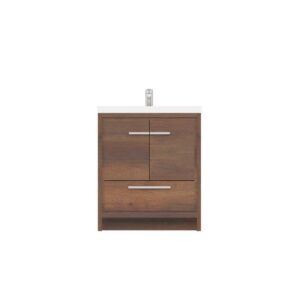 Alya Bath AB-MD630 Sortino 29 1/2 Inch Modern Bathroom Vanity