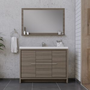 Alya Bath AB-MD648 Sortino 47 1/4 Inch Modern Bathroom Vanity