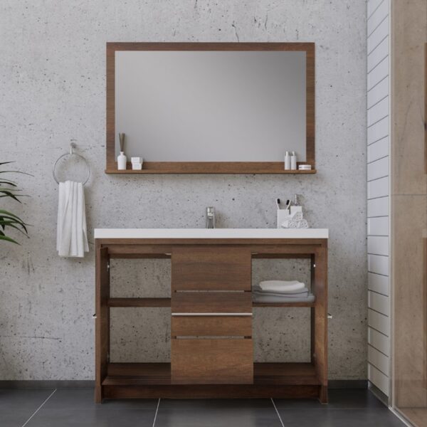 Alya Bath AB-MD648 Sortino 47 1/4 Inch Modern Bathroom Vanity