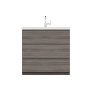 Alya Bath AB-MOA36 Paterno 35 3/8 Inch Modern Freestanding Bathroom Vanity