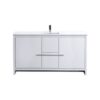 Kubebath AD660S Dolce 60 Inch Freestanding Single Sink Bath Vanity with Quartz Counter-Top