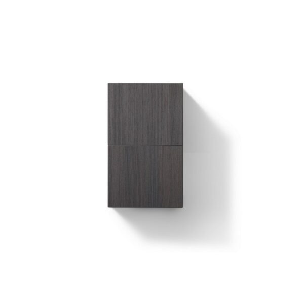 Kubebath AD624WB Dolce 24 Inch Gray Oak Modern Bathroom Vanity with White Quartz Counter-Top