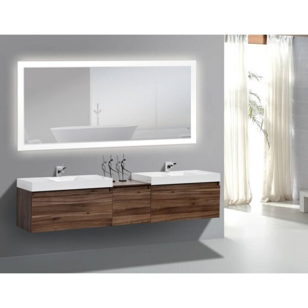 Castello USA ANGELINA3072 Angelina 72 x 30 Inch LED Bathroom Mirror with On/Off Sensor