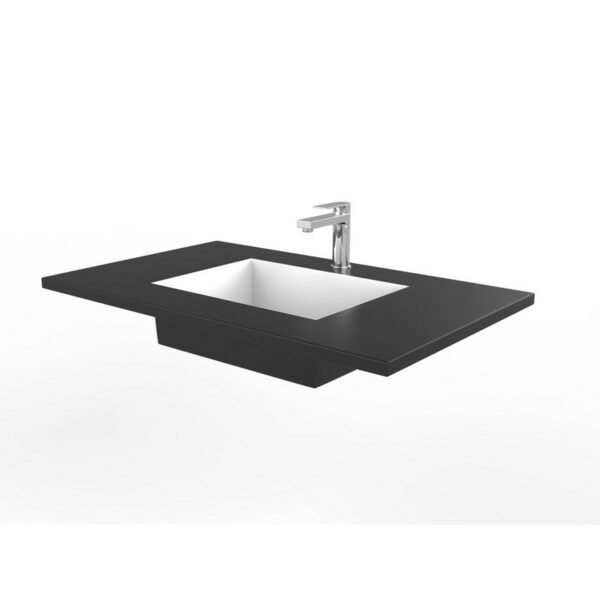 Castello USA CB-GM-2066-36-C Serenity 36 Inch Drop-in Vanity Countertop Sink