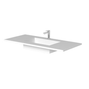 Castello USA CB-GM-2066-48 Serenity 48 Inch Drop-in Vanity Countertop Sink