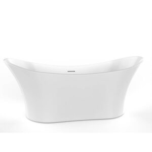 Castello USA CB-GM-8013 Ocean 68 7/8 Inch Solid Surface Freestanding Bathtub