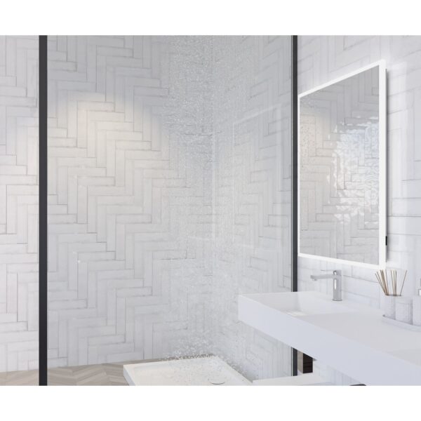 Castello USA CB-ALC-WHT-3X12 Spain 3 x 12 Inch White Glossy Ceramic Modern Subway Wall Tile