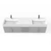 Castello USA CB-AMAZON-72G-SET Amazon 71 3/4 Inch Grey Vanity Set with Top