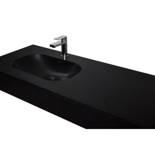 Castello USA CB-GM-20106-L-B-D Sonoma 47 1/4 Inch Wall Mounted Basin with Drawer