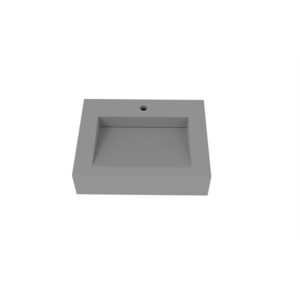 Castello USA CB-GM-2053-24 Pyramid 24 Inch Wall Mounted Counter Top Vessel Bathroom Sink