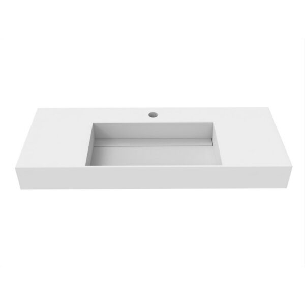 Castello USA CB-GM-2056-48 Juniper 48 Inch Wall Mounted Vessel Bathroom Sink