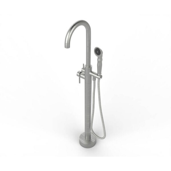 Castello USA CB-NEPTUNE-B Breeze Neptune 44 7/8 Inch Tub Filler with Shower Attachment