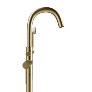 Castello USA CB-NEPTUNE-B Breeze Neptune 44 7/8 Inch Tub Filler with Shower Attachment