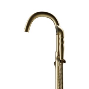 Castello USA CB-NEPTUNE-F Float Neptune 44 7/8 Inch Tub Filler with Shower Attachment