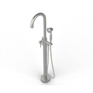 Castello USA CB-NEPTUNE-F Float Neptune 44 7/8 Inch Tub Filler with Shower Attachment