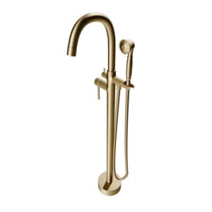 Castello USA CB-NEPTUNE-F Float Neptune 44 7/8 Inch Tub Filler with Shower Attachment