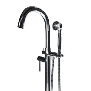 Castello USA CB-NEPTUNE-F Float Neptune 44 7/8 Inch Tub Filler with Shower Attachment