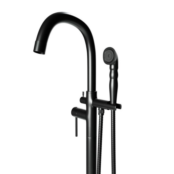 Castello USA CB-NEPTUNE-F Float Neptune 44 7/8 Inch Tub Filler with Shower Attachment