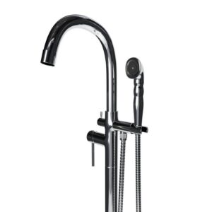 Castello USA CB-NEPTUNE-F Float Neptune 44 7/8 Inch Tub Filler with Shower Attachment