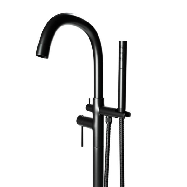 Castello USA CB-NEPTUNE-S Standard Neptune 44 7/8 Inch Tub Filler with Shower Attachment