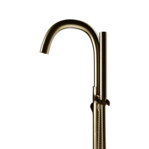 Castello USA CB-NEPTUNE-S Standard Neptune 44 7/8 Inch Tub Filler with Shower Attachment