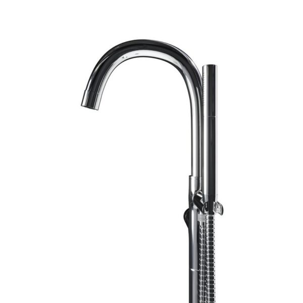 Castello USA CB-NEPTUNE-S Standard Neptune 44 7/8 Inch Tub Filler with Shower Attachment