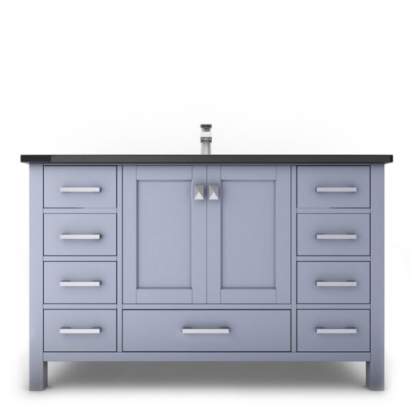 Castello USA CB-YAM-48G-SET Yamyam 47 Inch Grey Vanity Set with Top