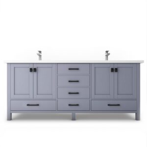 Castello USA CB-YAM-60G-SET Yamyam 60 Inch Grey Vanity Set with Top