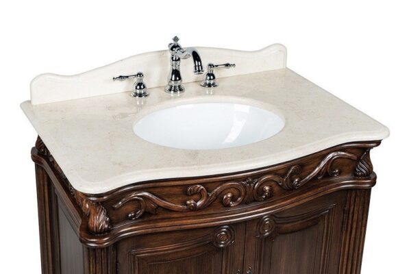 Chans Furniture CF-2873M-TK Fiesta 32 Inch Brown Bathroom Sink Vanity