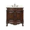 Chans Furniture CF-2873M-TK Fiesta 32 Inch Brown Bathroom Sink Vanity