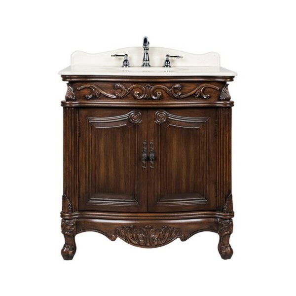 Chans Furniture CF-2873W Fiesta 31 1/2 Inch Bathroom Sink Vanity