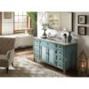 Chans Furniture CF-66323BU-60 60 Inches Abbeville Single Sink Bathroom Vanity In Distressed Blue