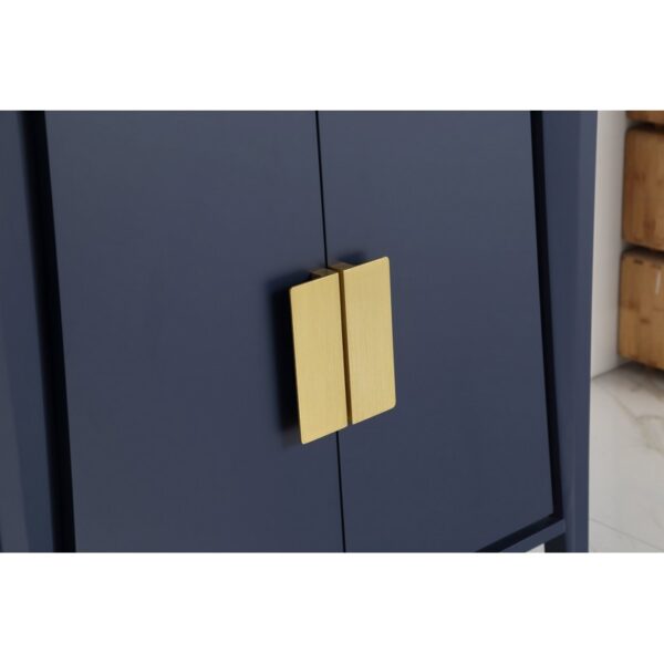 Chans Furniture CL-22NB30-ZI 30 Inches Tennant Brand Larvotto Contemporary Bathroom Vanity In Navy Blue