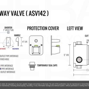 Kubebath KB CR3004J2V Aqua Piazza Shower Set with 12 Inch Ceiling Mount Square Rain Shower and 4 Body Jets