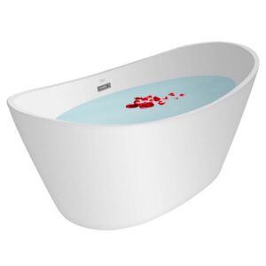 Empava EMPV-67FT1518 67 x 30 Inch Soaking Freestanding Bathtub - White