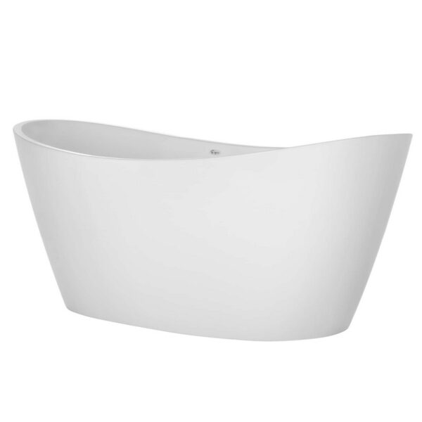 Empava EMPV-67FT1518 67 x 30 Inch Soaking Freestanding Bathtub - White