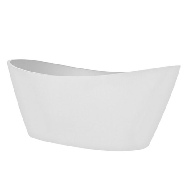 Empava EMPV-67FT1518 67 x 30 Inch Soaking Freestanding Bathtub - White