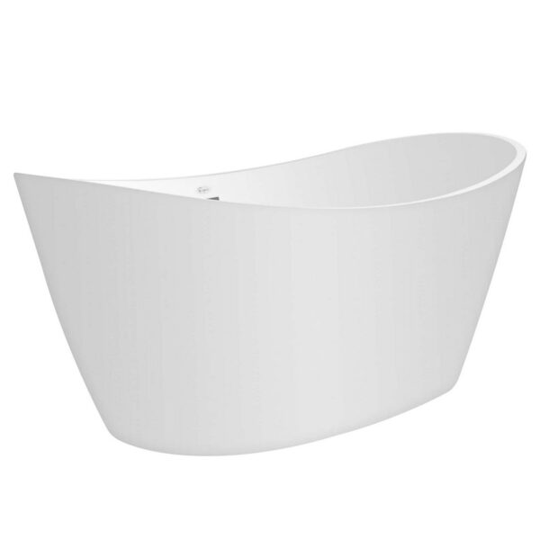 Empava EMPV-67FT1518LED 67 x 30 Inch Soaking Freestanding Bathtub - White