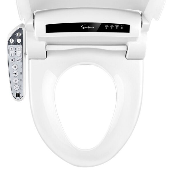 Empava EMPV-EB990 20 3/4 Inch Electric Bidet Seat for Elongated Toilet - White