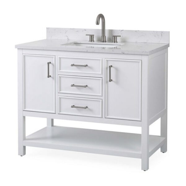 Chans Furniture F-7220-42 Felton 42 Inch Bathroom Single Sink Vanity