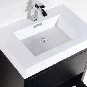 Kubebath FMB30 Bliss 29 3/8 Inch Free Standing Single Sink Bath Vanity