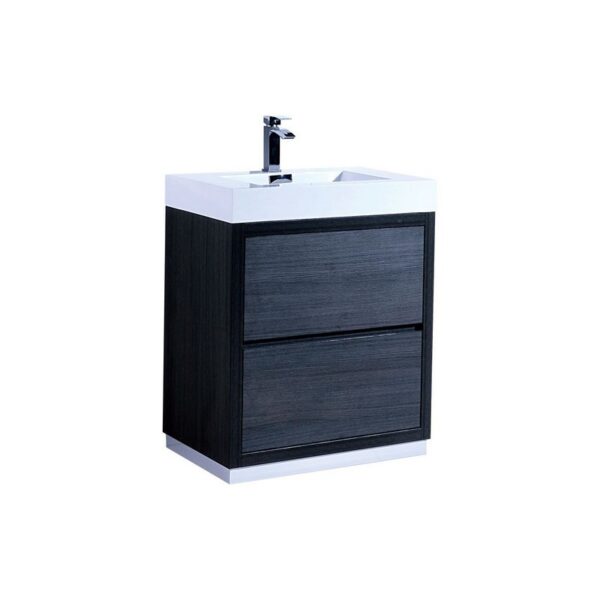 Kubebath FMB30 Bliss 29 3/8 Inch Free Standing Single Sink Bath Vanity