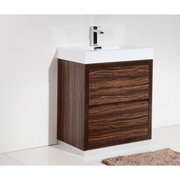 Kubebath FMB30 Bliss 29 3/8 Inch Free Standing Single Sink Bath Vanity