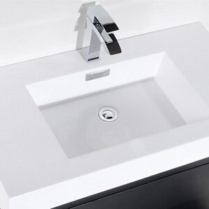 Kubebath FMB40 Bliss 39 3/8 Inch Free Standing Single Sink Bath Vanity