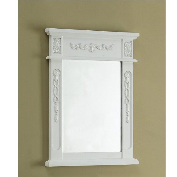 Chans Furniture FWM-049-2228 Debellis 22 Inch Wall Mirror in White